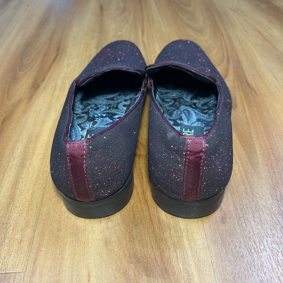 Couture 1910 Men's Red Sparkle Slip-On Fashion Shoes - Picture 5 of 11